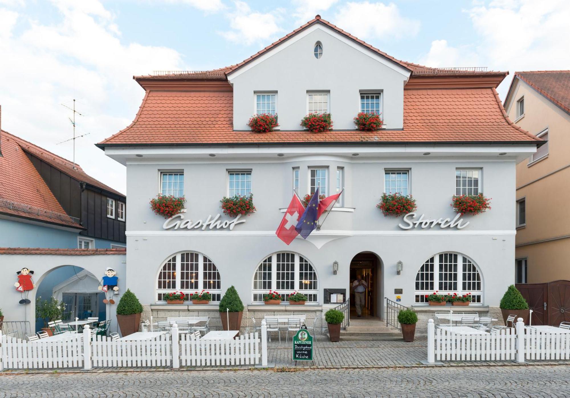 Hotel Gasthof Zum Storch Шлюссельфельд Екстер'єр фото